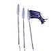 100 Pack Mascara Wands Disposable Eyelash Brushes for Eye Lash Extensions Makeup Brush Applicators One-off Use Cosmetic Tool (Light Purple, 100)