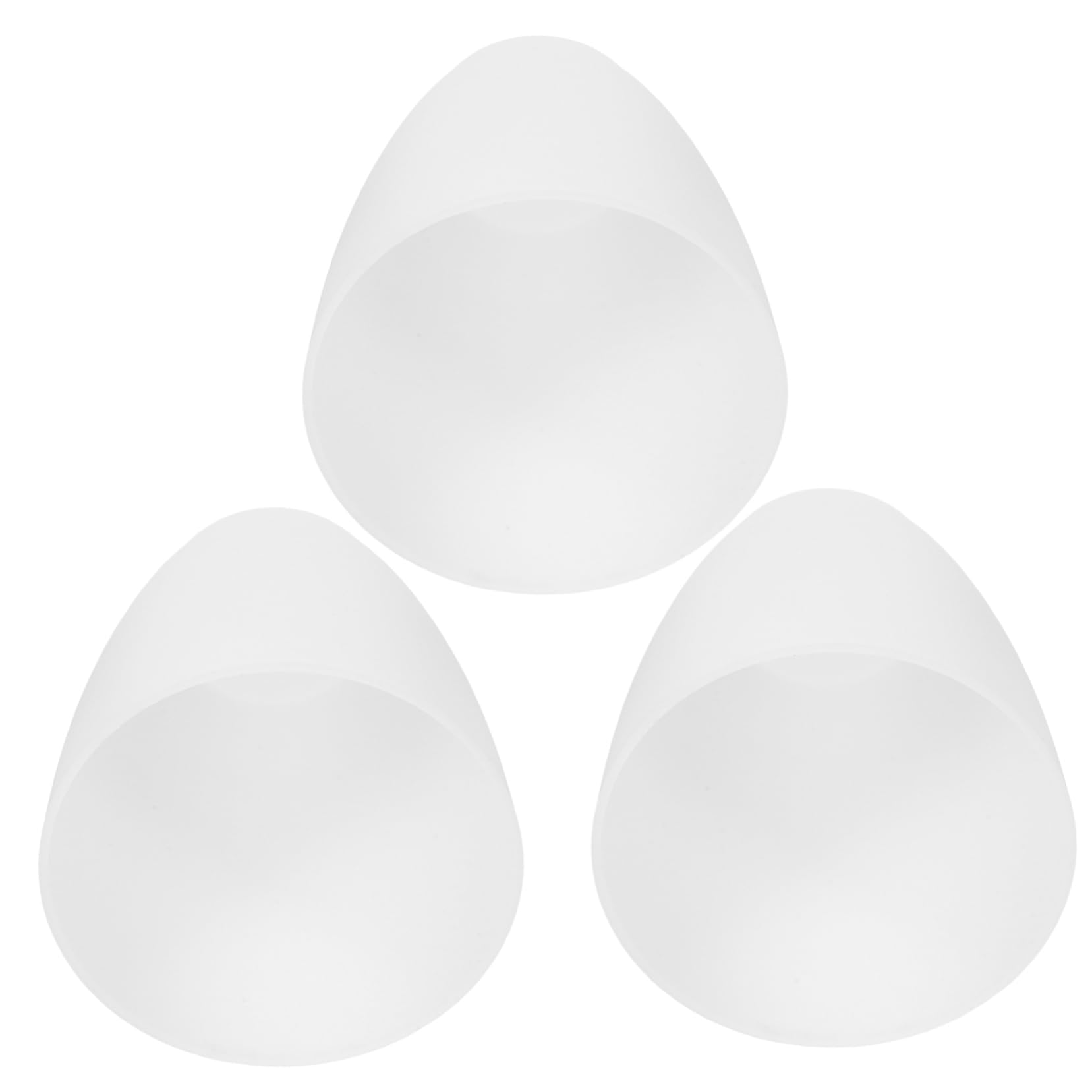 CAXUSD 3pcs Minimalist Plastic Lamp Shades for Floor and Table Lamps Decorative Replacement Light Compatible Eye Protection Easy Installation for Home Decor