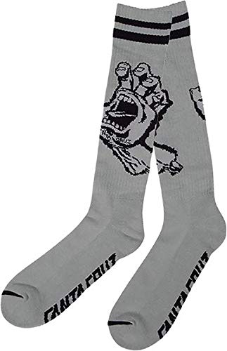 Hand Grey Tall Socks - One Size Fits Most