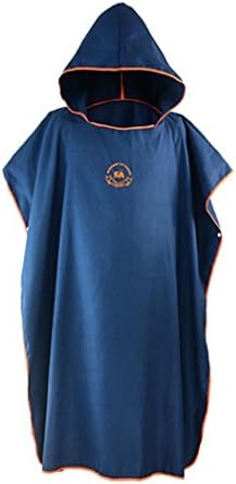 Microfiber Surf Beach Wetsuit Diving Cloak Quick-drying Cloak Changing Towel Bath Robe Poncho with Hood - One Size Fit All