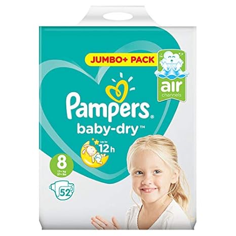 Pampers Gr. 8 Baby Dry 52 Stück