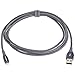 Amazon Basics Double Nylon Braided USB A Cable with Lightning Connector, Premium Collection, MFi Certified Apple iPhone Charger, 6 Foot, 2 Pack, Dark Gray