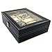 PU Leather 10 Grid Watch Display Box Jewelry Storage Organizer, Black - SciencePurchase