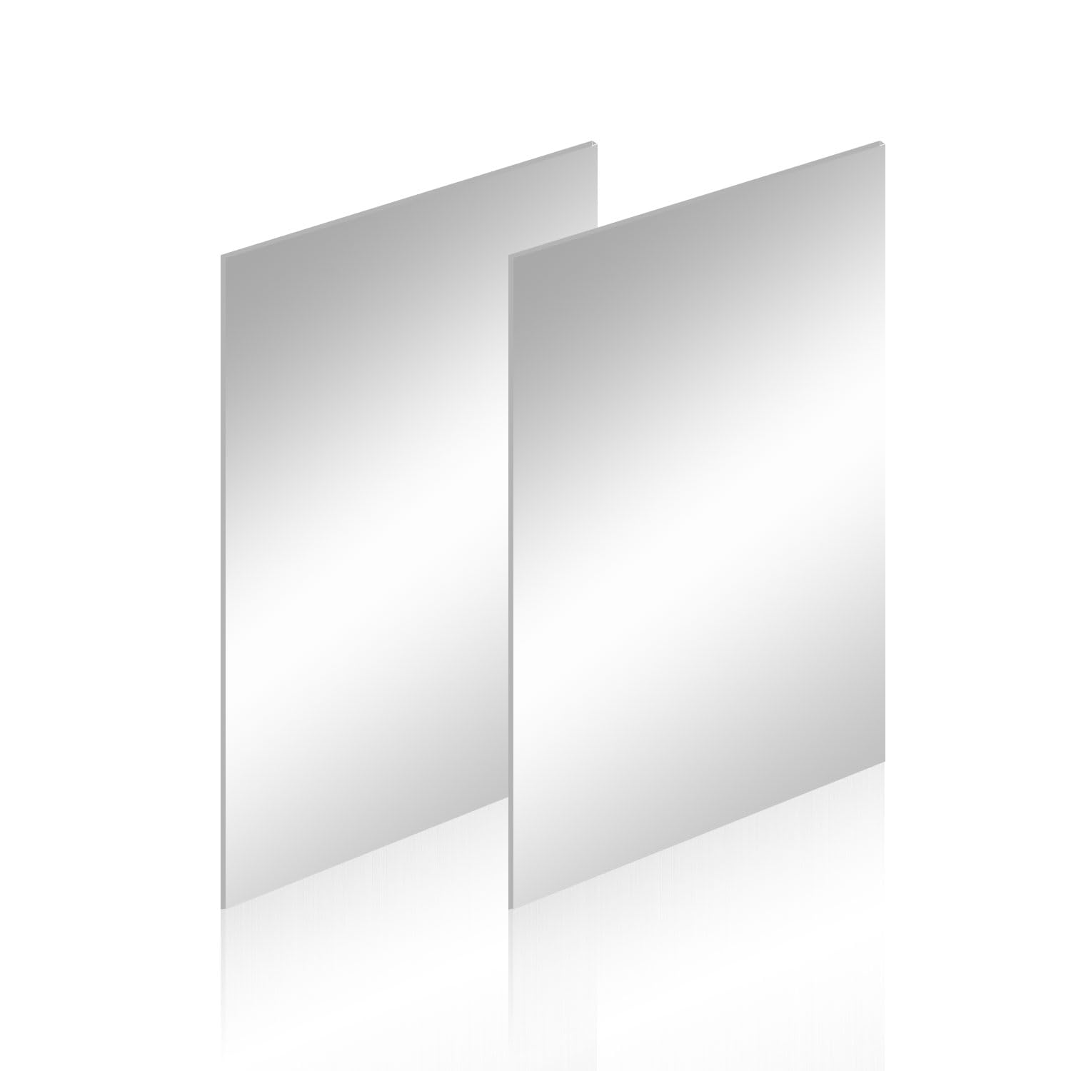 Photo 1 of 2PCS 304 Stainless Steel Sheets, 11.7 * 8.3inches Heat-Resistant Stainless Steel Plates, Double Side Film Attached Plates for Industry, Mechanical Cutting, DIY Engineer, Precision Machining
