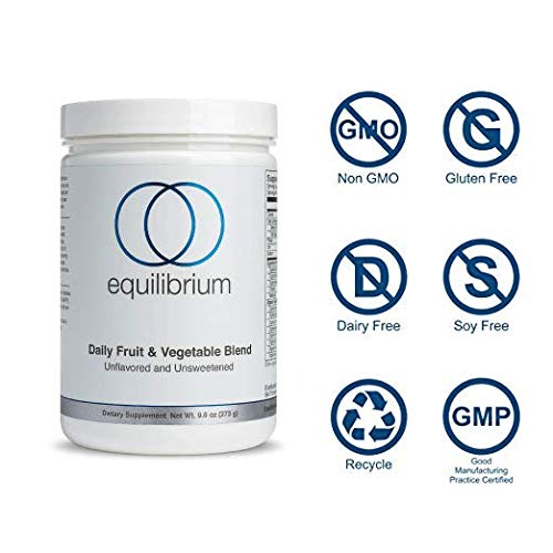 image for Equilibrium Nutrition Daily Fruit and Vegetable Blend Superfood Greens