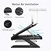 Laptop Stand, Tronsmart D07 Foldable Adjustable Laptop Riser with Phone Holders, Compatible with 10 to 17-in Laptops, Tablets-Blackthumb 2