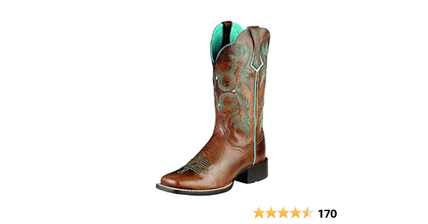 Amazon.com: Ariat Tombstone Botas vaqueras anchas con puntera cuadrada para  mujer : Ropa, Zapatos y Joyería