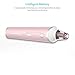 Pore Vacuum, Xpreen Blackhead Remover Wireless Charging Pore Cleaner with LED Lighting Fuction (Pink)