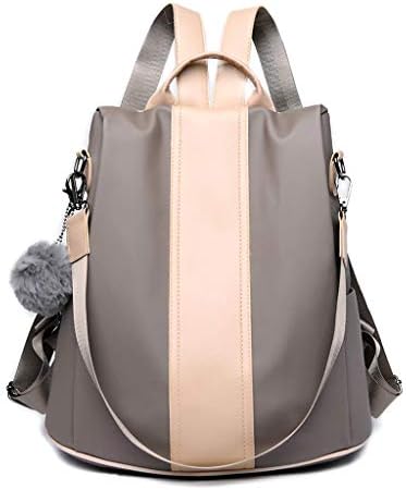 GIRLBAGS Ladies Backpack, Women Rucksack Casual Handbag Shoulder Purse Waterproof Nylon Schoolbag Girls Anti-theft Lightweight Shoulder Bags