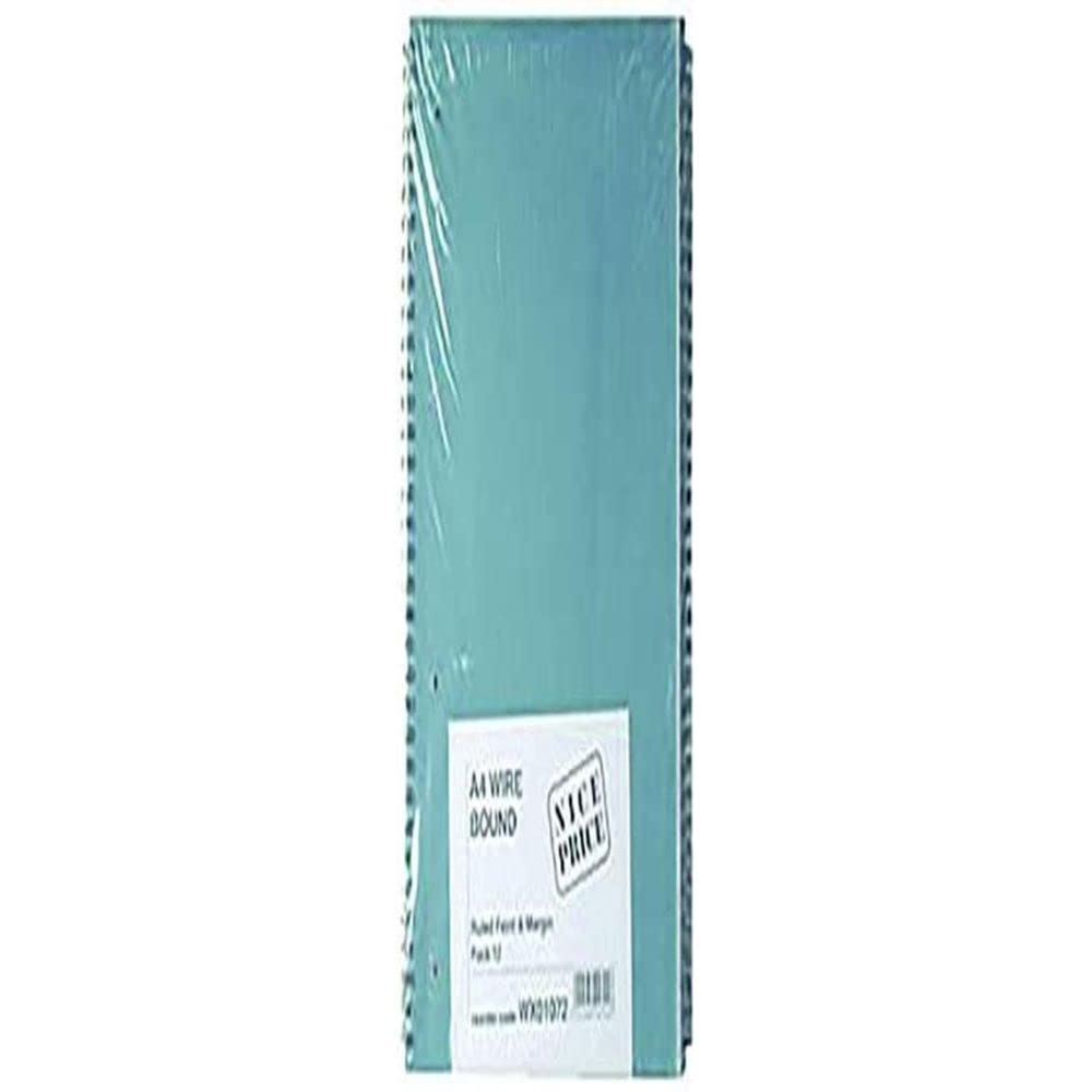 Whitebox A4 spiral pad (80 sheets), pack of 12