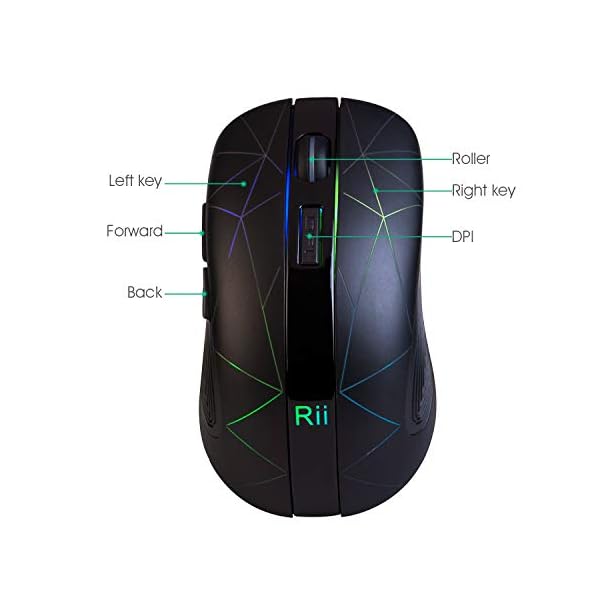 Rii-RM200-Wireless-MouseLaptop-Mouse-Rechargeable-with-USB-Nano-Receiver3-Adjustable-DPI-5-Buttons-for-NotebookPCComputer-Office-Home-Work Rii RM200 Wireless Mouse,Laptop Mouse Rechargeable with USB Nano Receiver,3 Adjustable DPI 5 Buttons for Notebook,PC…