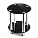 Tempered Glass End Table,Sofa Table ,Night Table ET1001