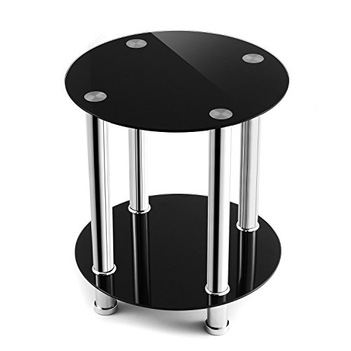 Tempered Glass End Table,Sofa Table ,Night Table ET1001