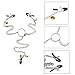 Demarkt 3-Head Nipple Clamps Breast Clip with Bells Restraint Sets Bondage Kits BDSM Flirting Sex Toy for Adults Couples