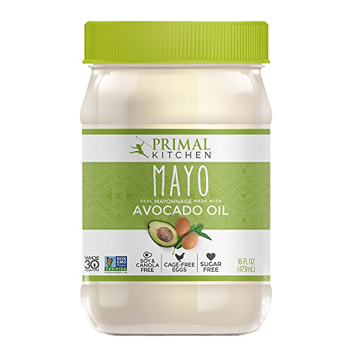 Primal Kitchen Avocado Oil Mayo, (Plastic Jar) Gluten and Dairy Free
