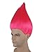 Colorful Pointy Troll Cosplay Costume Wig Collection, Multiple Color Options, Unisex, Adult & Kids Sizes