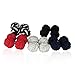 Cuff-Daddy Mens Fashion Unique Silk Knot Cufflink Sets 5 Pairs Cufflinks for Wedding Suitable for Gifting Special Occasions Business Shirt Studs Classic Design Cufflinks (USA Patriotic)