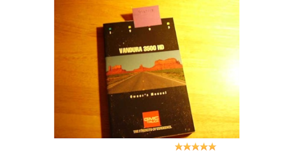 1993 gmc vandura 3500