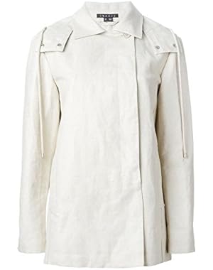 Theory Women's Zelio Hooded Coat Utility Coated