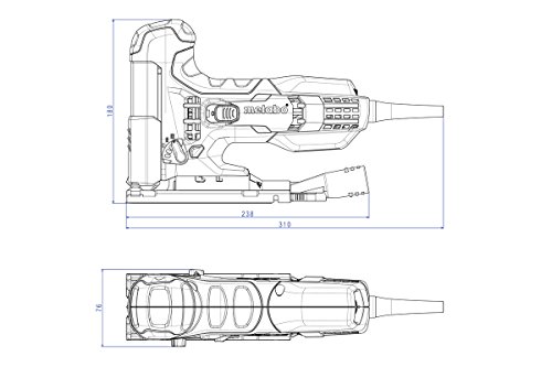 Metabo STE 100 Quick Set Stichsäge Kunststoffkoffer- mit 20 Stichsägeblättern - 601100900 – Bild 4