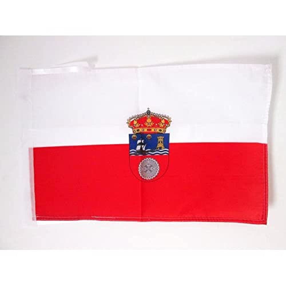 AZ FLAG - Cantabria Flag - 18'' x 12'' - 100% Polyester Spanish region of Cantabria Small Banner with Two Cords - Fade Resistant - Vivid Colors - 18x12 in - 45x30 Cm โ image 1