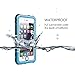 iPhone 5 5S SE Waterproof Case, Upgraded Shockproof Dropproof Dirtproof Rain Snow Proof Full Body Protective Cover IP68 Certified Underwater Case Built-in Screen Protector for iPhone 5S 5 SE (Blue)