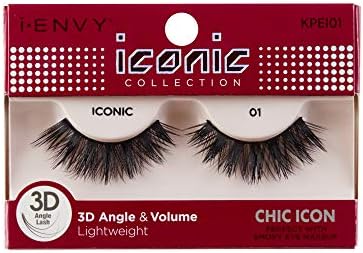iEnvy by Kiss Iconic Collection 3D Angle & Volume Lightweight CHIC ICON KPEI01
