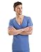 2COZEE Mens Thermal Underwear V Neck Short Sleeve Vest Interlock 8 X 1