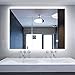 Alice LED Backlit Mirror Illuminated Bathroom Mirror with Dimmable Anti-Fog Function and Touch Button (LED-32