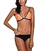 FLORAVOGUE Womens Neoprene Bikini Two-pieces Set