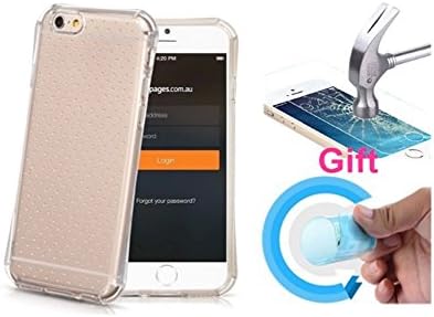HWH INVESTMENT 2m fall-proof Clear air bag anti fall 5.5" TPU Soft Case Cover for iPhone 7 plus / 7s plus + Soft Nano Explosion-proof membrane Screen Protector Film