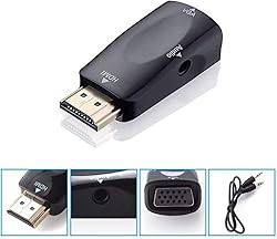 SZYIKUER HDMI to VGA Adapter Converter with 3.5mm