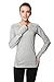 WW SPORTOWN Women's Long Sleeve Seamless Running/Yoga Shirt Tops Base Layer Tee