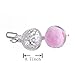 Yumei Jewelry Silver-tone Diffuser Locket Aromatherapy Essential Oil Pendant Cage Locket Pack of 5