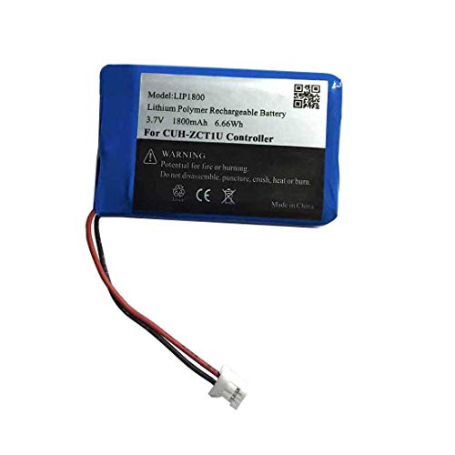 3.7v 1800mAh Battery for PS4 Controller Battery Replacement LIP1522 1000mAh Bateries Pack (CUH