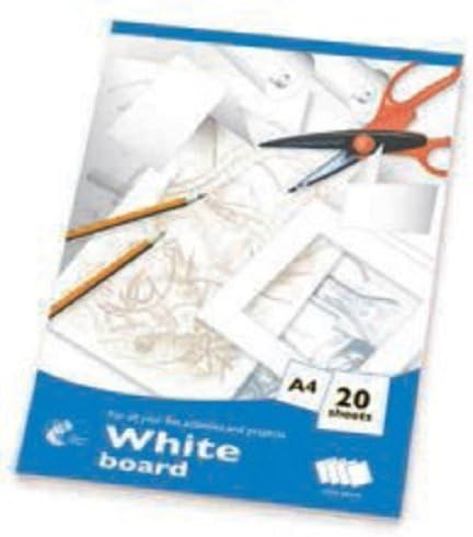 Artists Whiteboard Pad - 20 Sheets of White, A4, heavyweight paper by Chiltern Wove
