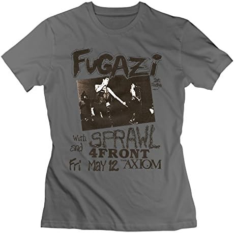 NCKG Women's Fugazi Short Sleeve Tshirt, Color DeepHeather Size S
