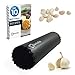 Garlic Grip Silicone Garlic Peeler Tube Cooking gadgets home kitchen tools Free Garlic Recipe eBook Black