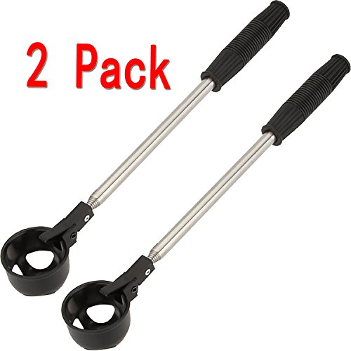 UPC 889284302594, Golf Ball Retriever -2 Pack- 16.5&quot; to 80&quot; Telescopic Golf Ball Picker / Golf Pick Up Scoop, Automatic Locking Scoop