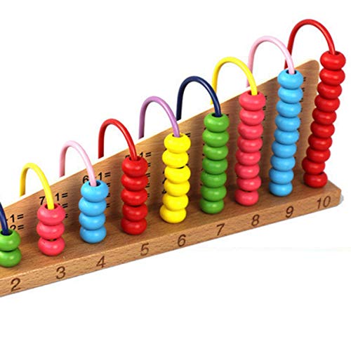 Multicolor Wooden Abacus Soroban Toys Children Counting Calculation Shelf Blocks Montessori Learning Educational Math Toys
