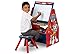 Delta Children Activity Center with Easel Desk, Stool, Toy Organizer, Nick Jr. PAW Patrol