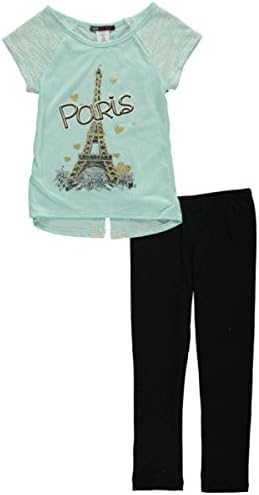 Miss Majesty Big Girls' "Soft-Knit Raglan" 2-Piece Outfit
