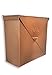 NACH Mailboxes for Outside Wall Mount, 10 x 10 x 4 inch Rustic Brown Mail Boxes for House Outside, Waterproof Mailboxes for Outside - Chicago Style Mail Box