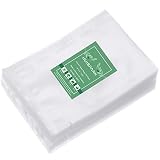 4×6 Inch Vacuum Sealer Bags,Heavy Duty Pre-Cut Design Commercial Grade BPA FREE Save Food Sealable Bag for Heat Seal Food Storage Smell Proof Bags,Boilsafe to 280°F Freezable,Resizable(100Pcs)