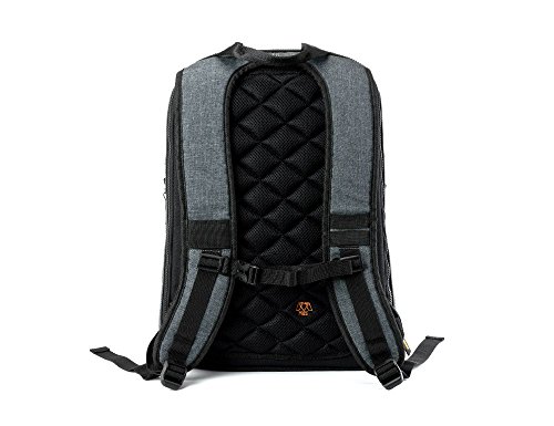 MOS Pack, The Backpack You Plug in to Charge Everything, Slate, Laptop, Tablet, and Phone Pockets with Cable Management