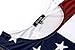 OMONSIM Women's Vogue Shoulder Off Wide Hem Design Top Shirt American Flag T Shirt