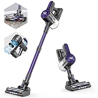 Cordless Vacuum, Stick Vacuum Cleaner with 80000 RPM High-Speed Brushless Motor, 180W Brushless Motor Stick Vacuum, 4 in 1 Lightweight Handheld Vacuum for Hardwood Floor Pet Hair