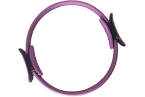 Kqinustyu Magic Fitness Pilates Circle with Dual Padded Handles Pilates Ring Exercise Resistance Equipment for Toning & Sculpting Inner & Outer Thighs Yoga Pilates Ring for Abs and Legs Weight Loss