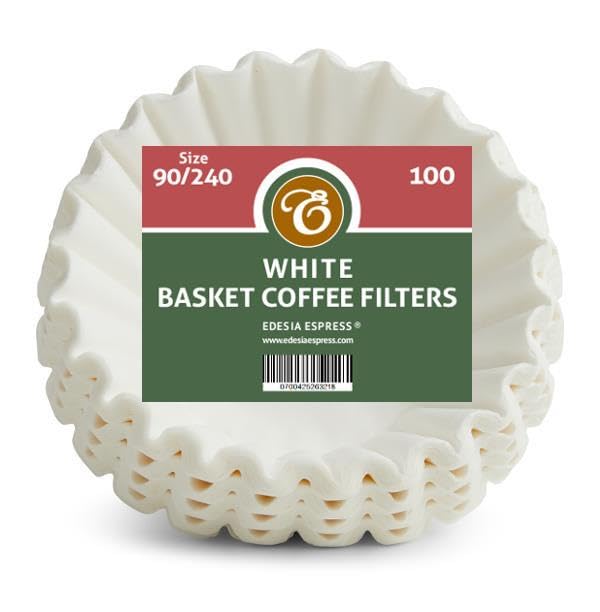 100 x 3 Pint White Commercial Coffee Filter Papers by EDESIA ESPRESS