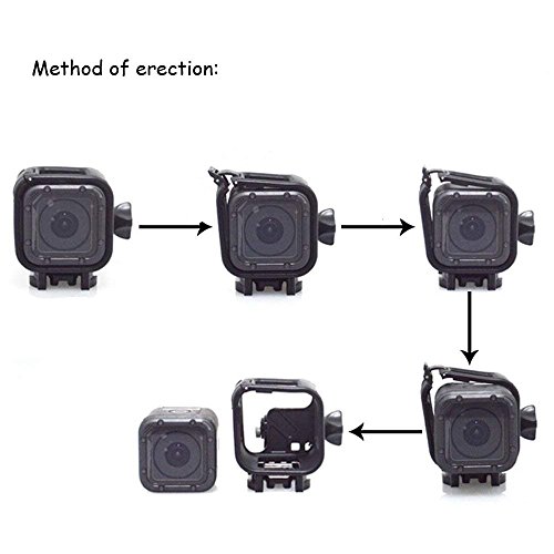 Ximimark Standard Protective Housing Frame Case Mount Holder for GoPro Hero 4 Session Camera 1Pcs - //coolthings.us
